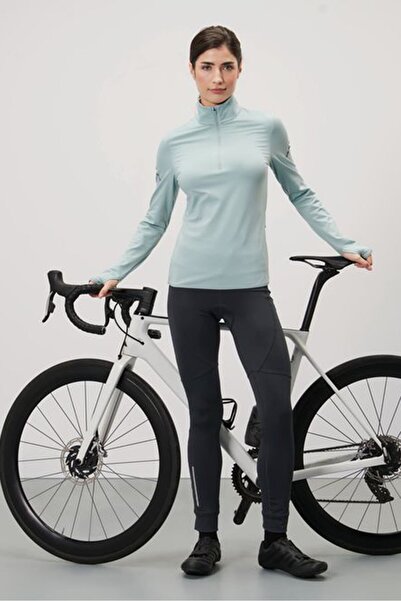 Tchibo بنطال رياضي مناسب لركوب الدراجات للنساء، أسود