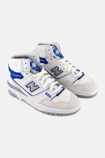New Balance Men Bb650rwi High Sport Shoes, White