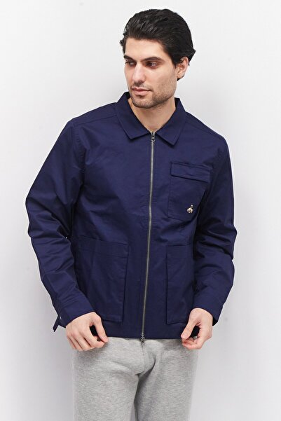 Puma x Select Men Regular Fit Long Sleeves Training Jacket, Navy Blue