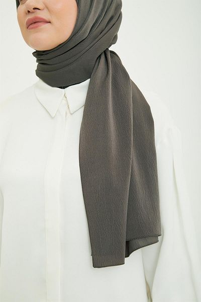 Armine Trend Crinkle Shawl - Smoke 08
