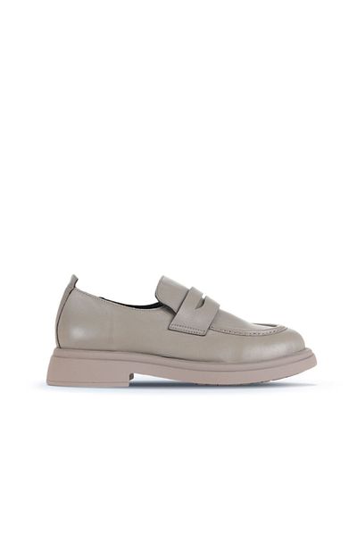 Bueno Shoes 01wz4000 Модел Дамски мокасини от сива кожа