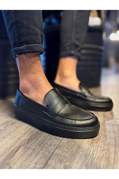 Knack Casual Classic Shoes 400 Black (Black Sole)