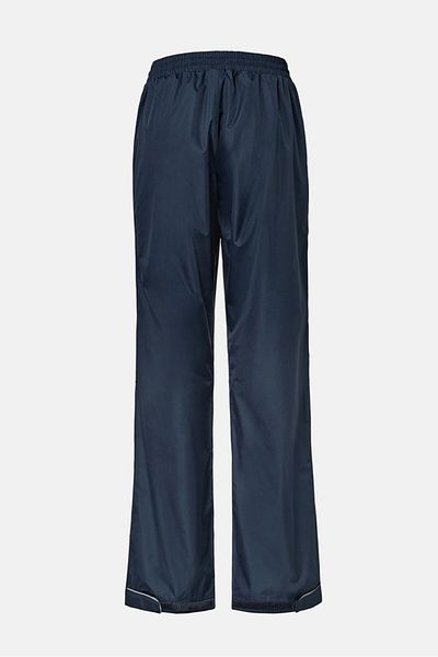 Tchibo Men Regular Fit Solid Waterproof Track Pants, Navy Blue