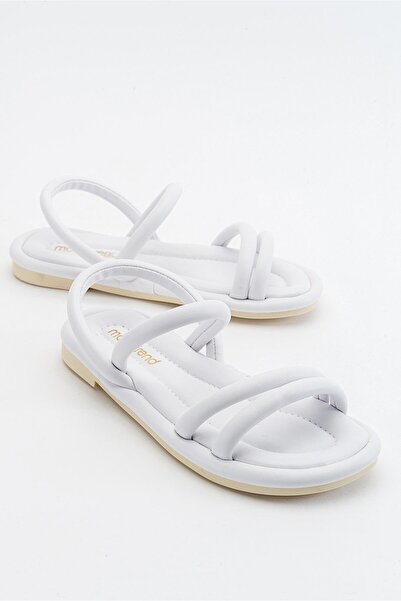 Ccway Γυναικεία Σανδάλια 2 Στρώσεων ΛΕΥΚΟ