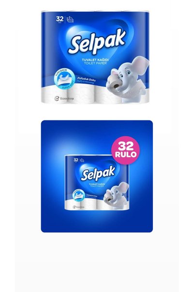 figanlar ambalaj 3 katlı 96 rulo wc kağıdı tuvalet kağıdı 32x3