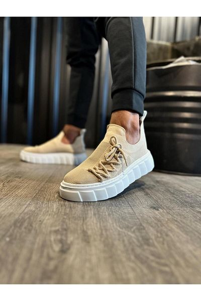 Knack High Sole Casual Shoes 1025 Mink