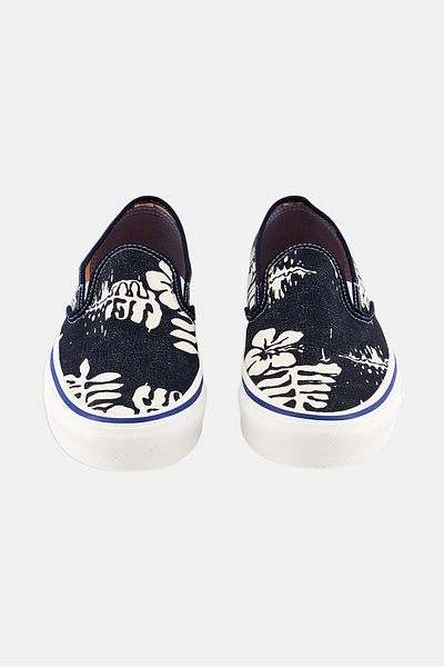 Vans Women Slip On 48 Dec Shoes, Navy Blue
