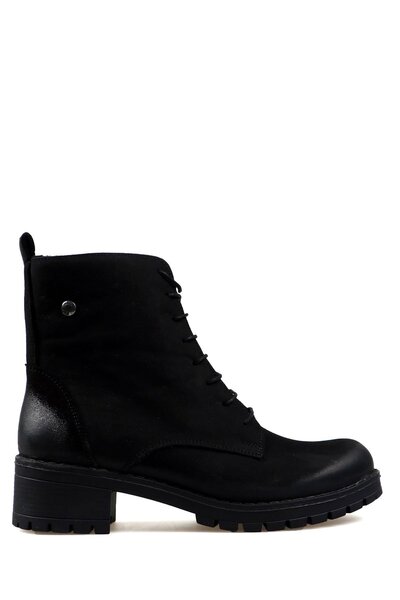 Hammer Jack Seina Genuine Leather Black Outdoor Women's Boots