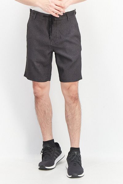 Kenneth Cole Men Regular Fit Textured Basic Shorts, Charcoal