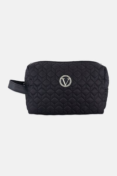 Vera New York Women Brand Logo Hand Purses 17 H x 26 L x 6 W cm, Black