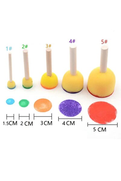 BGA 5 parça baskı ponpon sünger seti