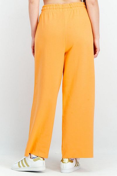 Tchibo Women Sportswear Fit Solid Outdoor Sweat Pants, Orange