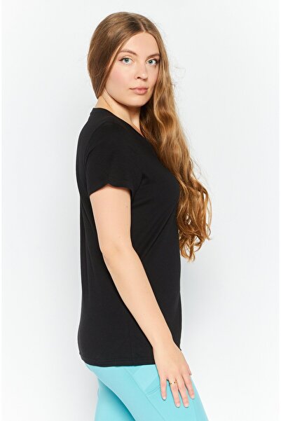 Puma Women Sportswear Fit Short Sleeve Outdoor Top, Black