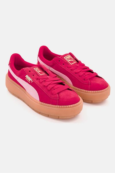 Puma Women Platform Trace Sports Shoes, Red