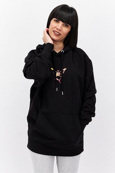 Puma Women Sportswear Fit Long Sleeve Outdoor Hoodies, Black