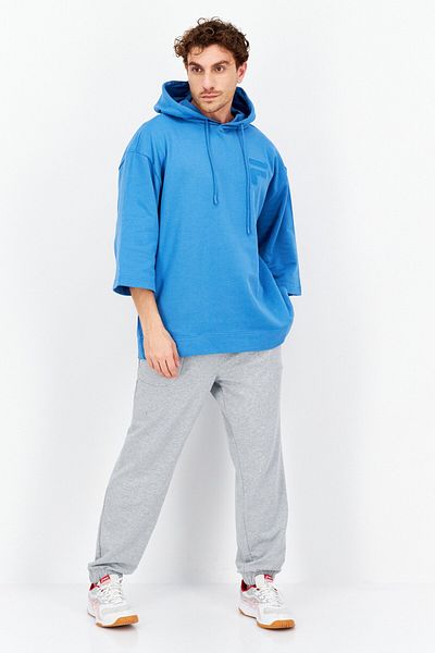 Fila Men Sportswear Fit Hood With Drawstring Outdoor Hoodies, Blue
