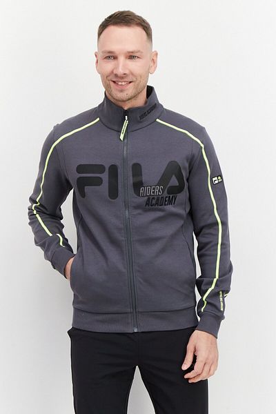Fila Men Sportswear Fit Training Sweatshirt, Grey Combo