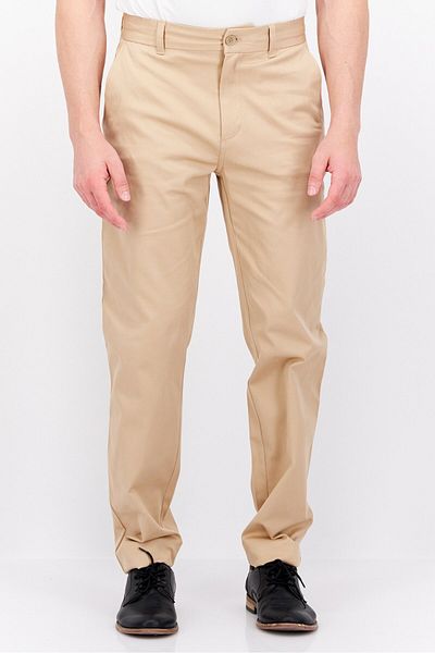 Lyle & Scott Men Regular Fit Golf Pants, Khaki
