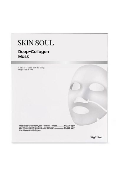 skinsoul Skinsoul Bio Collagen Mask - 5 Transparent Korean, Collagen Mask