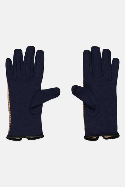 Tchibo Men Sweat Gloves, Navy Combo