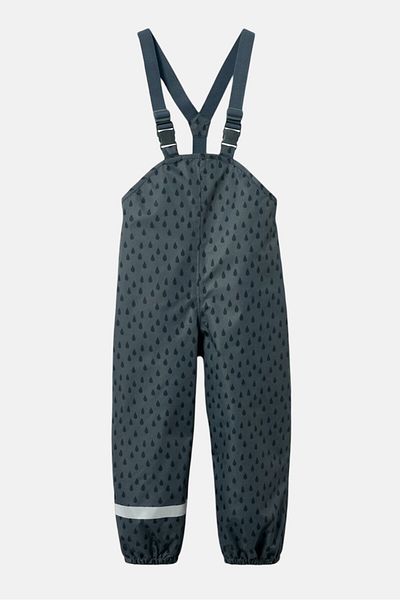 Tchibo Toddlers Girl Allover Printed Rain Pants, Grey