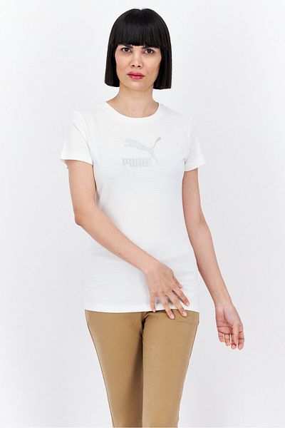 Puma Women Sportswear Fit Outdoor Short Sleeve T-shirt, White