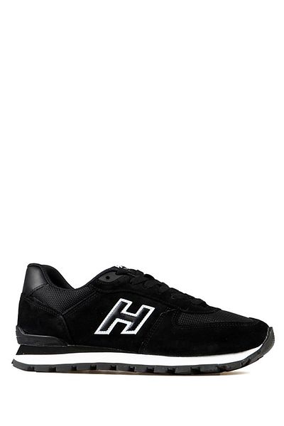 Hammer Jack Peru Genuine Leather Black Men's Sports Shoes