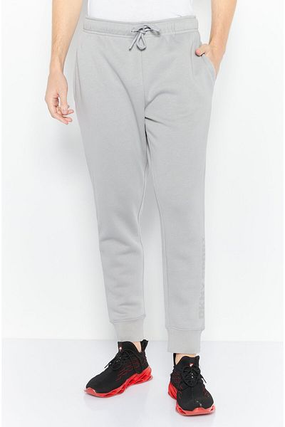 DKNY Sport Men Sportswear Drawstring Fit Training Track Pants, Silver