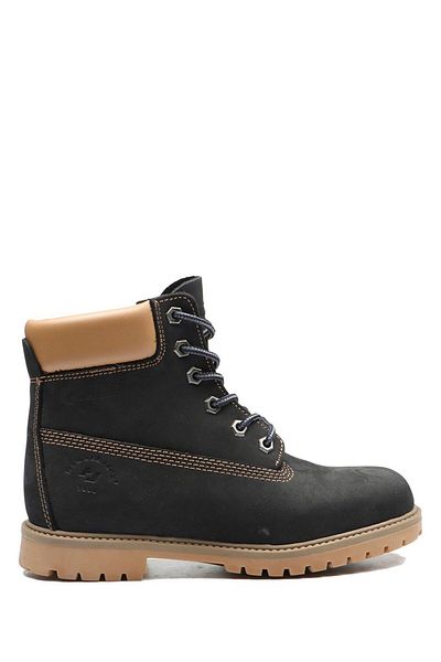 Hammer Jack Genuine Leather Navy Blue Nubuck Women's Boots