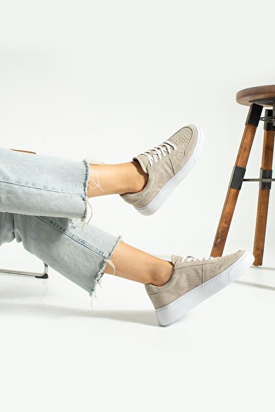 Hammer Jack Pantofi ocazional damă Olgea Beige Suede din piele naturală