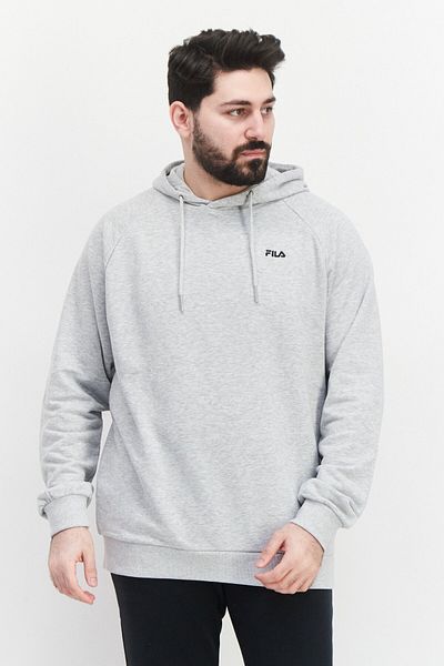 Fila Men Sportswear Fit Long Sleeve Training Hoodies, Grey