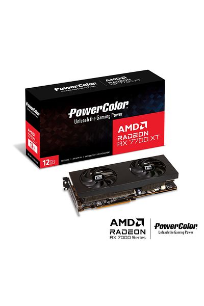 POWERCOLOR Rx7700xt 12g-p 12gb Gddr6 192bit