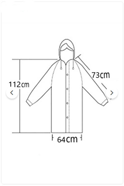 Kezban Tekstil Унісекс MAVİ Eva Тканина Водонепроникний Дощовик