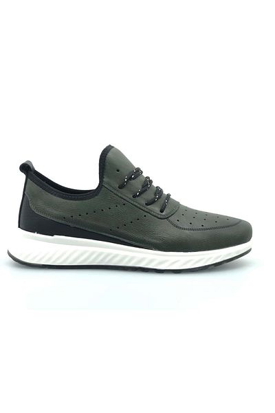 Kids Club Shoes James Franco 6037 - Ανδρικά παπούτσια casual, 100% γνήσιο μαλακό δέρμα KHAKI