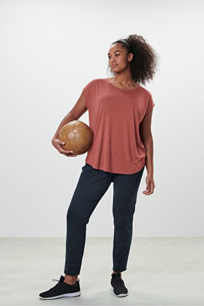 Tchibo Women Sportswear Fit Plain Track Pants, Navy Blue