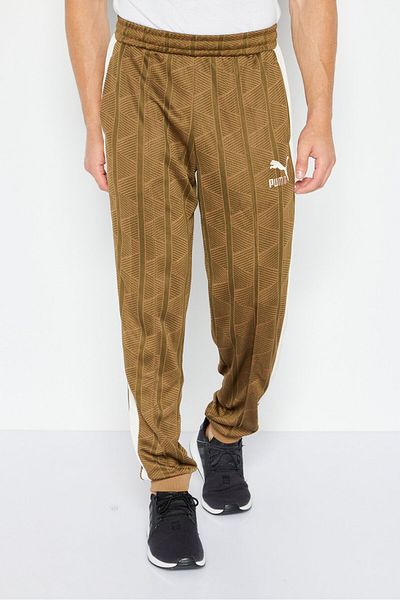 Puma Men Sportswear Fit Training Sweatpants, Olive Combo