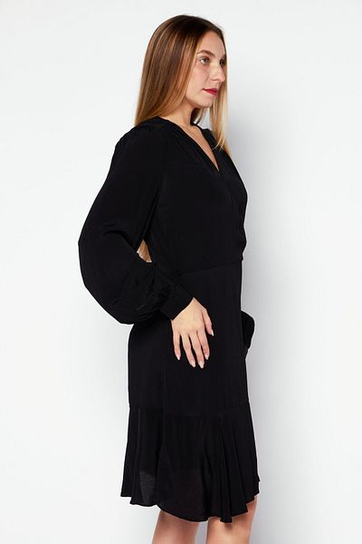 Tommy Hilfiger Women Textured Midi Dress, Black