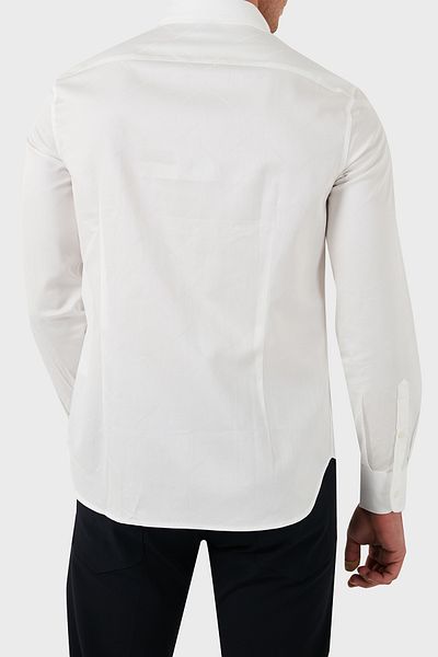 Emporio Armani Men's Cotton Regular Fit Shirt - 6D1C86 1Niuz F120