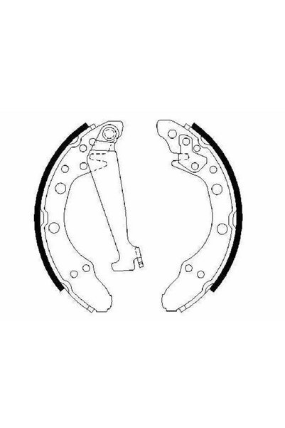 Bosch KAMPANA-EL FREN BALATASI-200X40 (VW POL4 95-18 SEAT IBIZA 02-17 SKODA FABIA 00-14)