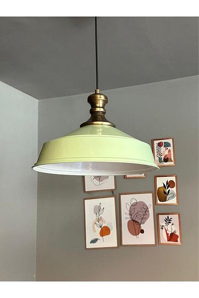 Bamyum White Color Chandelier Antique Knob Headboard Retro Pendant Lamp Restaurant Living Room Lighting