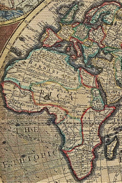 N NOXXO Wall Cloth Old Wintage World Map Quality Canvas Wall Tapestry-4060