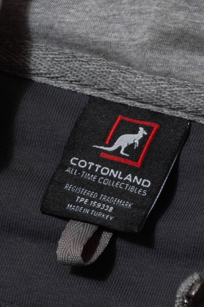 Cottonland Olivia Women's Sweat Jacket - Winter, Cotton, Three Thread, Hood and Zipper, Dark Gray