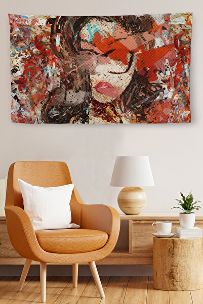 Lasirius Настінне покриття «Красива жінка» Якісний полотно настінний килим