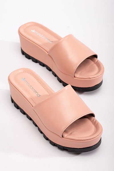 Ccway Women's Padded Slippers Powder Skin