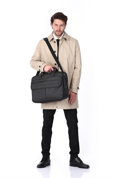 ÇÇS 71242 Briefcase with Cross Shoulder Strap