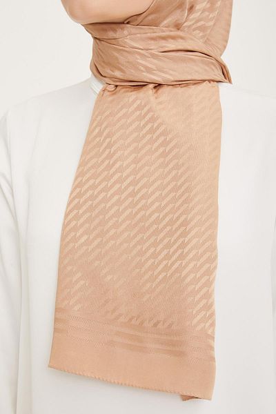 Armine Trend Diamond Shawl - 1 - Latte 4662
