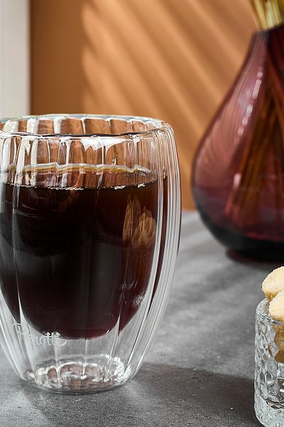 Perotti Stripe 350ml - Double Leather Cup