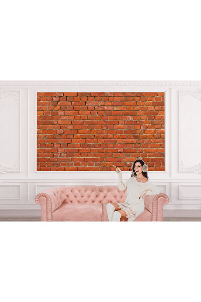 Lasirius Taş Tuğla Desenli Duvar Kağıdı