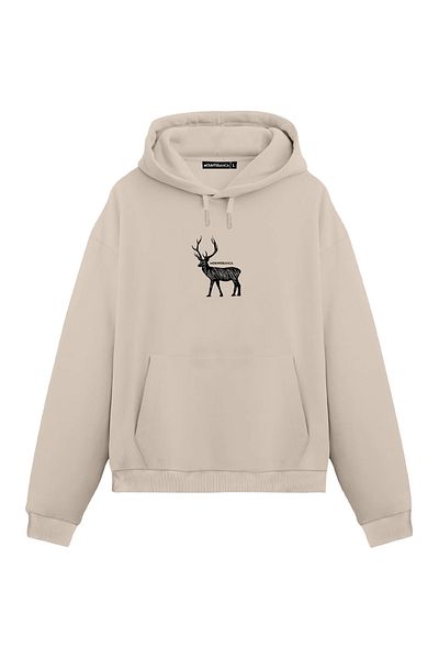 Mounte Bianca Unisex Deer Ii - Regular Hoodie
