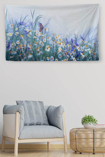 N NOXXO سجادة حائط قماشية عالية الجودة من قماش الأقحوان-4030